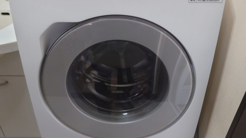 洗濯機が容量や水道水節約になってグレードＵＰ！ドラム洗の納品です。
