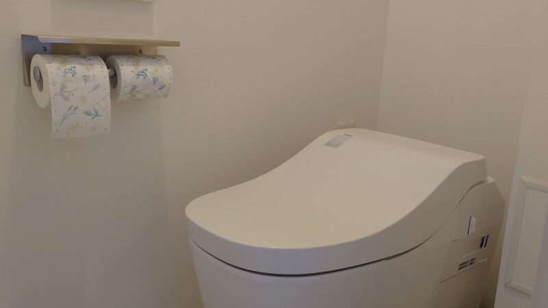 結構良い画角で撮影できたトイレ交換の話